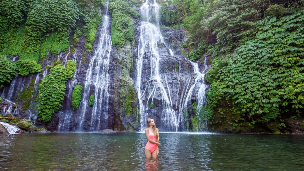 Discover Banyumala waterfall in bali