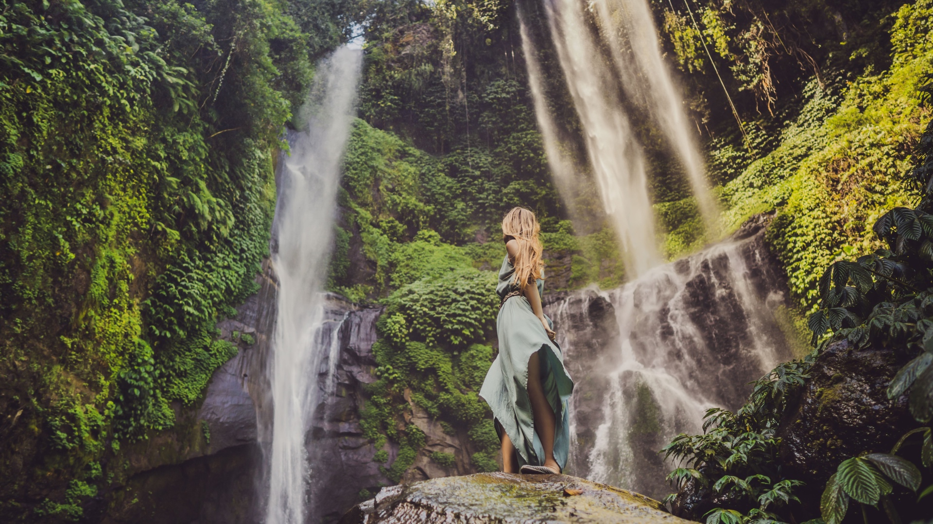 Explore sekumpul waterfall in bali