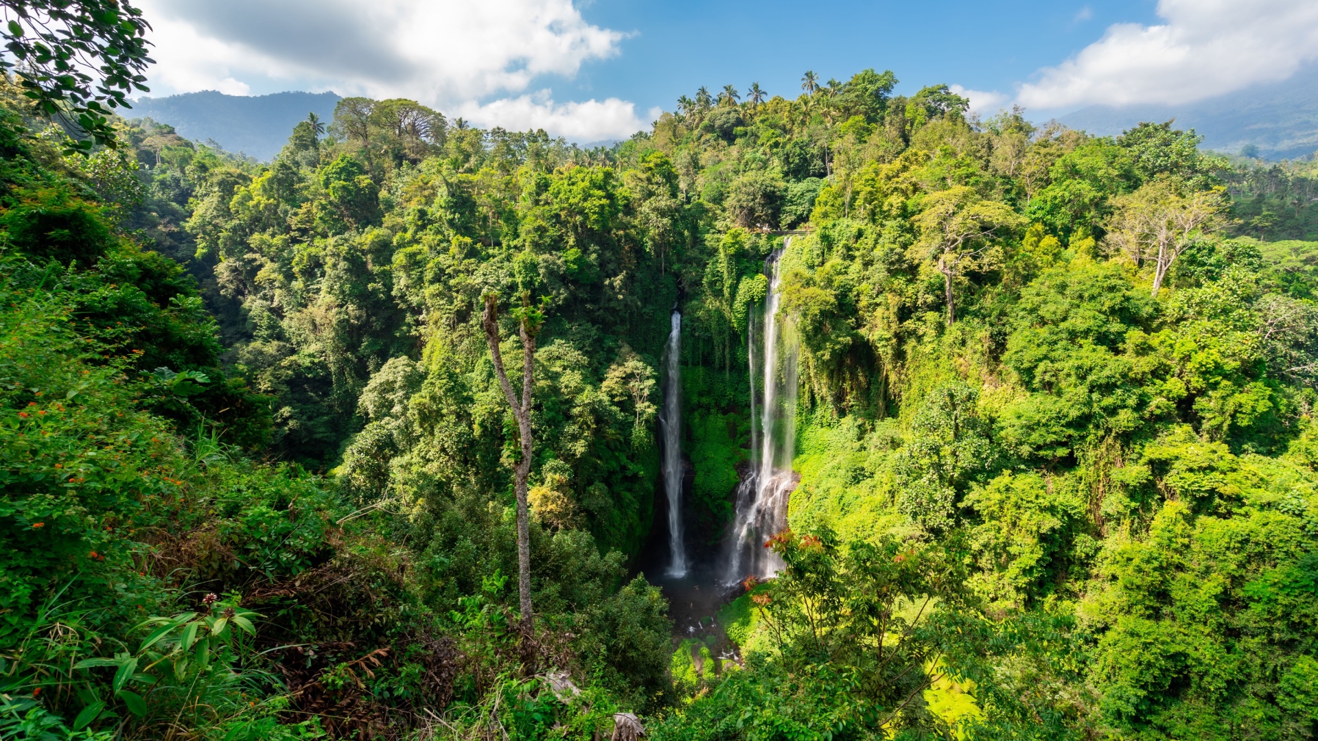 Sekumpul waterfall in bali