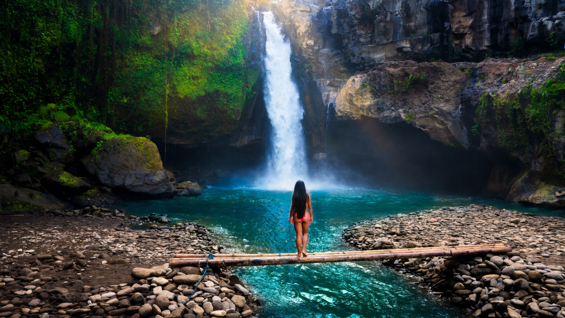 Discover tegenungan waterfall in bali